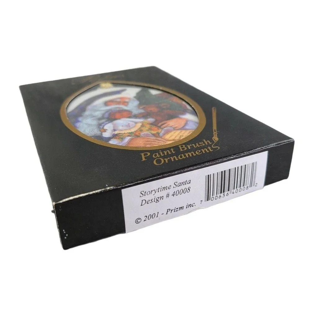 Pipkas Christmas Ornament Storytime Santa Claus Design‎ 40008 With Box Vintage